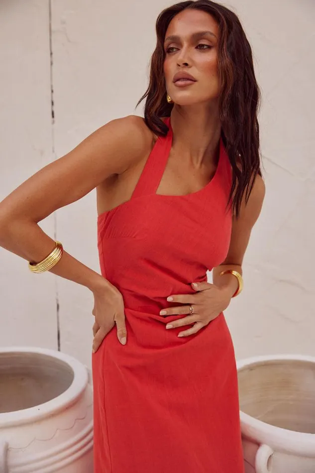Runaway The Label Midi Shop SAPHIRA LONG MIDI DRESS 8211 JAFFA