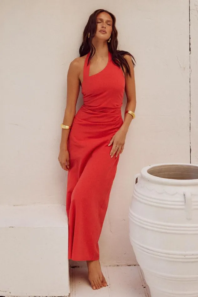Runaway The Label Midi Shop SAPHIRA LONG MIDI DRESS 8211 JAFFA