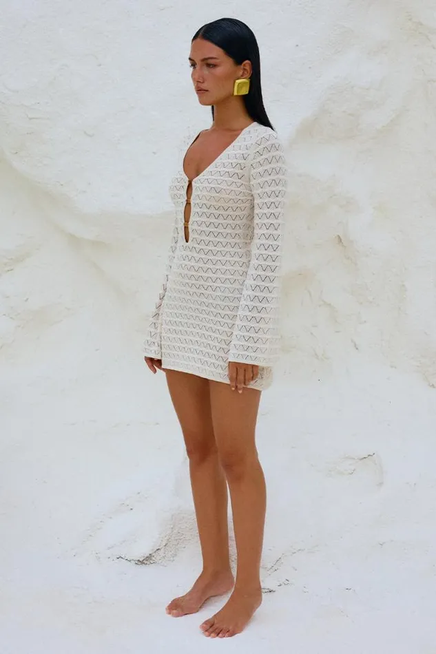 Runaway The Label Mini Shop NYA MINI DRESS 8211 IVORY