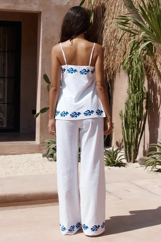 Runaway The Label Shirts and Blouses Shop AMALIA TOP 8211 WHITEBLUE