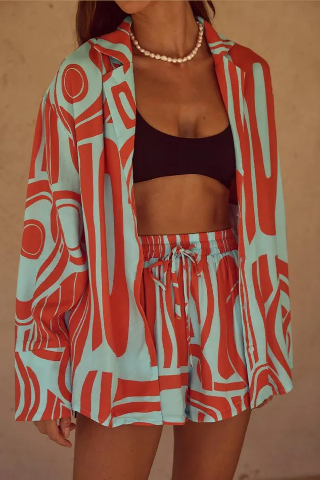 Runaway The Label Shirts and Blouses Shop SOLA SHIRT 8211 ALBA PRINT