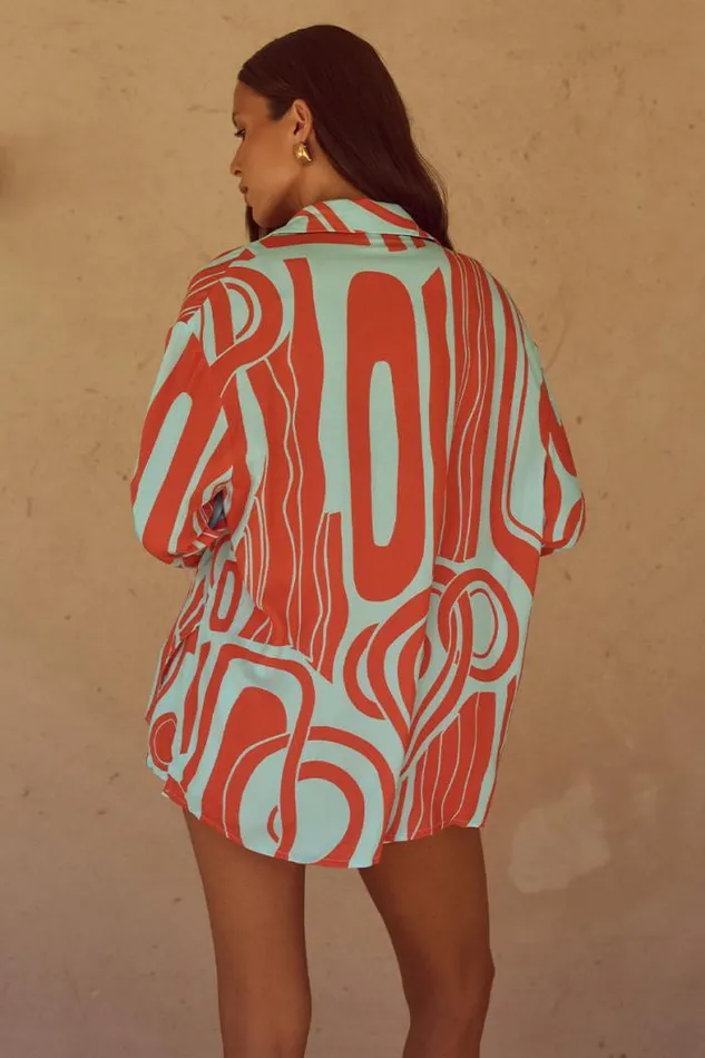 Runaway The Label Shirts and Blouses Shop SOLA SHIRT 8211 ALBA PRINT