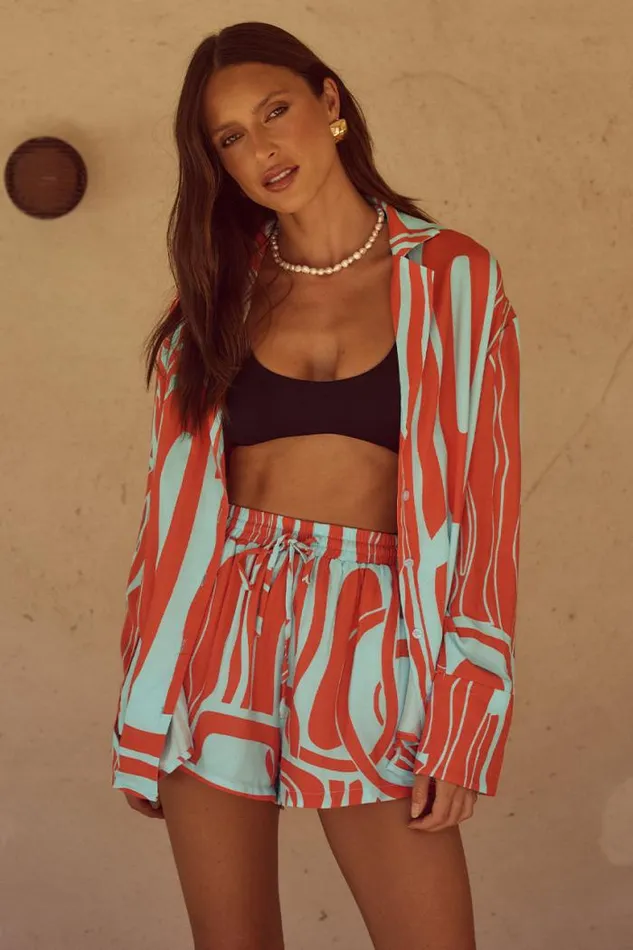 Runaway The Label Shirts and Blouses Shop SOLA SHIRT 8211 ALBA PRINT