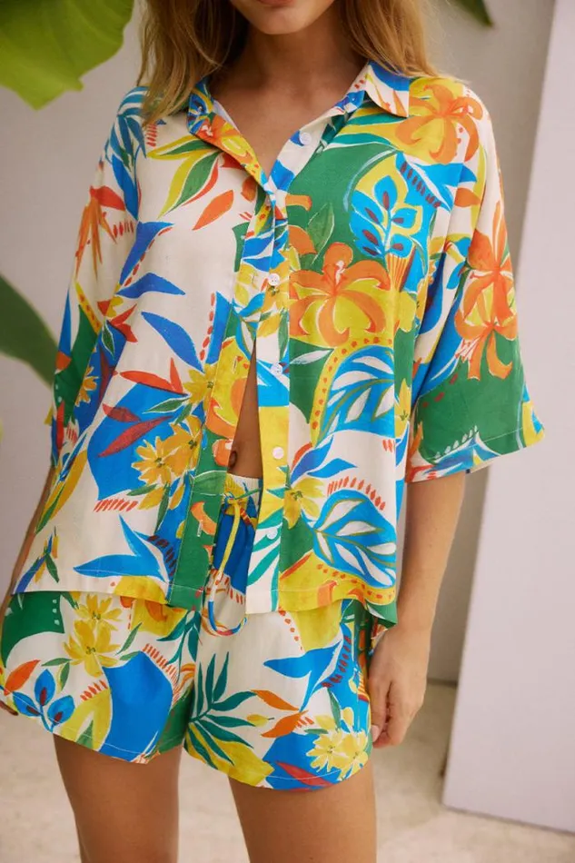 Runaway The Label Shirts and Blouses Shop VENUS SHIRT 8211 MALTA GREEN