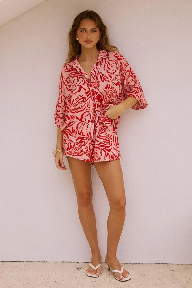 Runaway The Label Shirts and Blouses Shop VENUS SHIRT 8211 SANTINO PINK