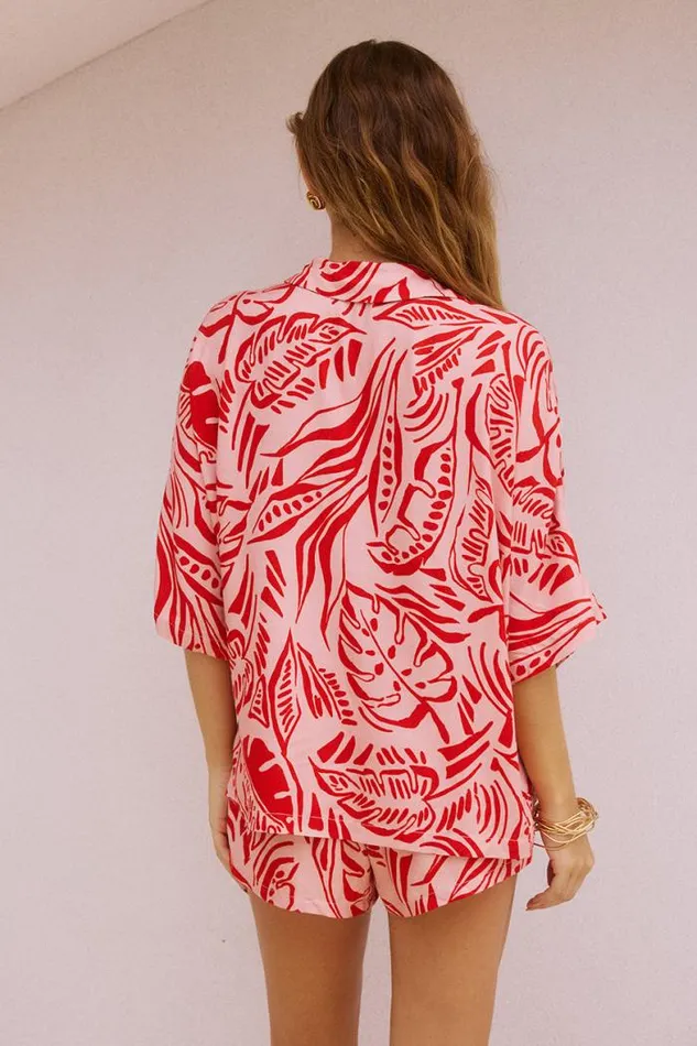 Runaway The Label Shirts and Blouses Shop VENUS SHIRT 8211 SANTINO PINK