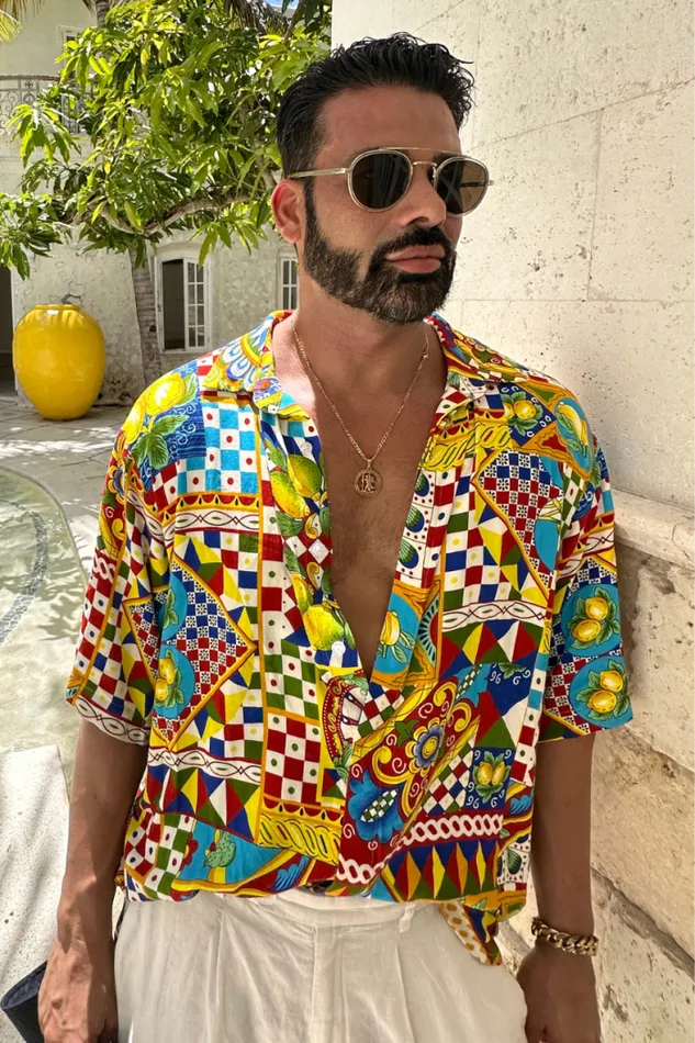 Runaway The Label Shirts Menswear DANTE SHIRT 8211 PHAEDRA PRINT