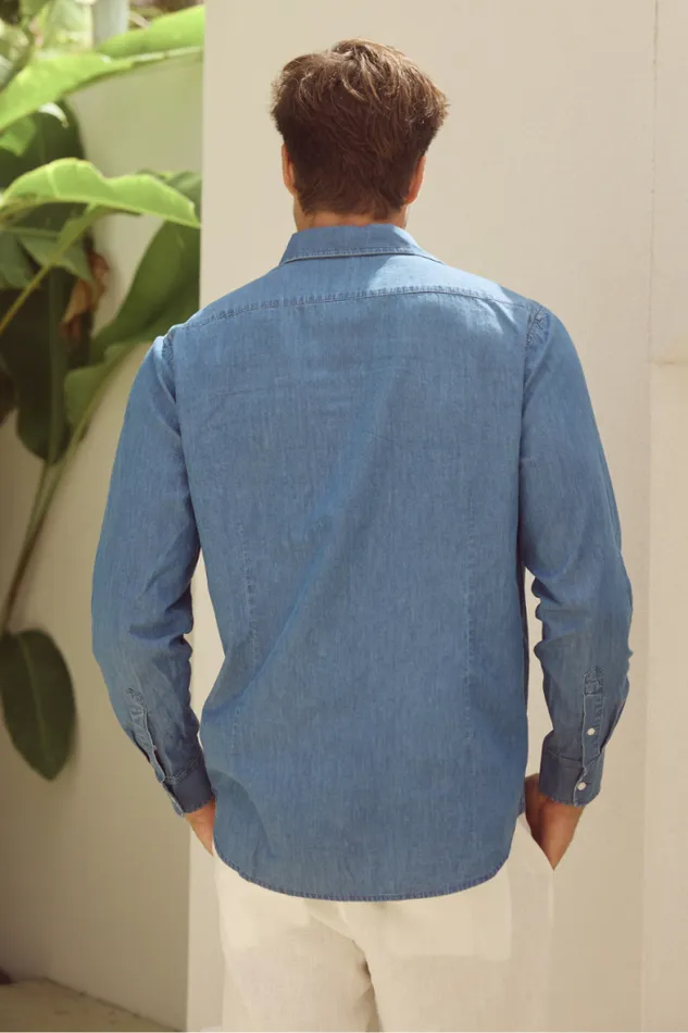 Runaway The Label Shirts Menswear JAKE SHIRT 8211 BLUE
