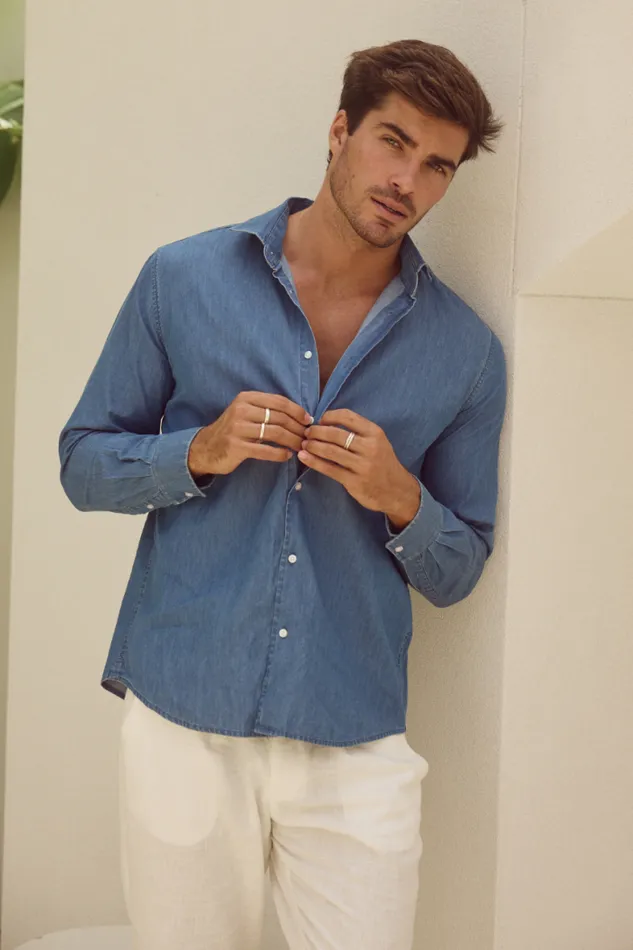Runaway The Label Shirts Menswear JAKE SHIRT 8211 BLUE