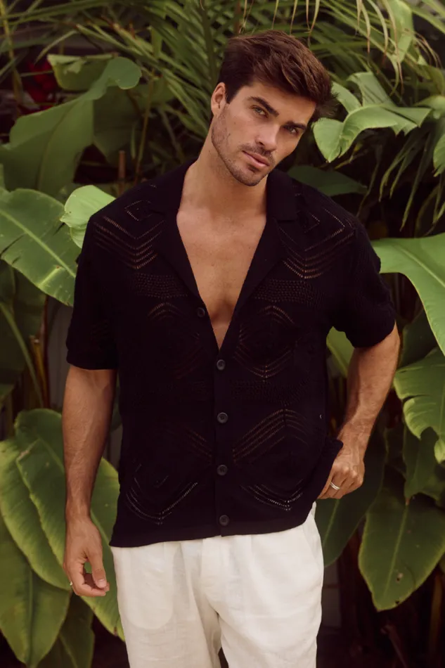Runaway The Label Shirts Menswear LIAM SHIRT 8211 BLACK