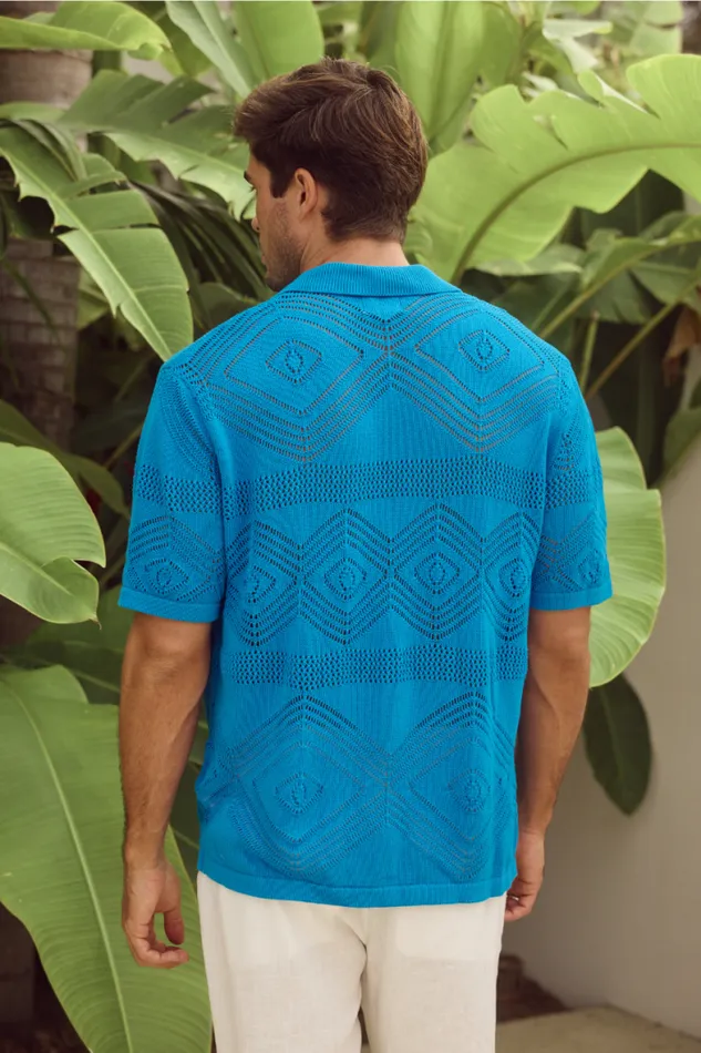 Runaway The Label Shirts Menswear LIAM SHIRT 8211 BLUE