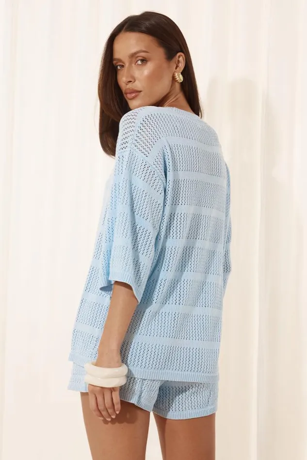 Runaway The Label Shorts Shop SAMIA SHORT 8211 SKY BLUE