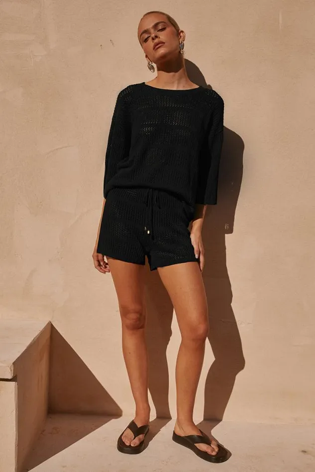 Runaway The Label Summer Sets Shop SAMIA TOP 8211 BLACK