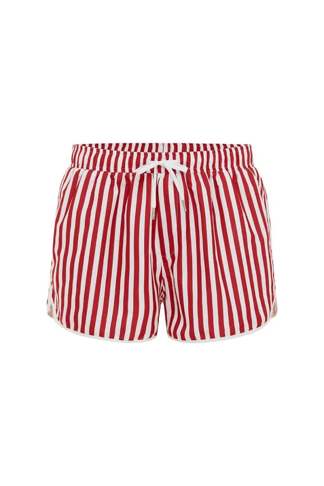 Runaway The Label Swim Menswear NEO BOARDSHORT 8211 RED STRIPE