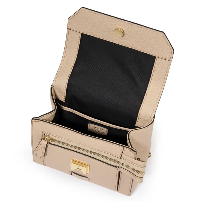 S Flap Bag Capuccinogold Women Lancel Shoulder Bags S Flap Bag Capuccinogold Women Lancel Shoulder Bags