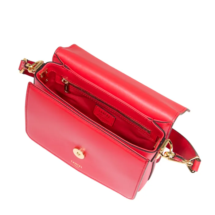 S Flap Bag Kiss Red Women Lancel Hand Bags S Flap Bag Kiss Red Women Lancel Hand Bags