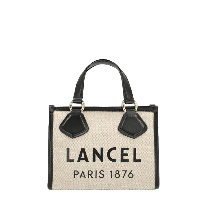S Zip Tote Naturalblack Women Lancel Cross Body Bags