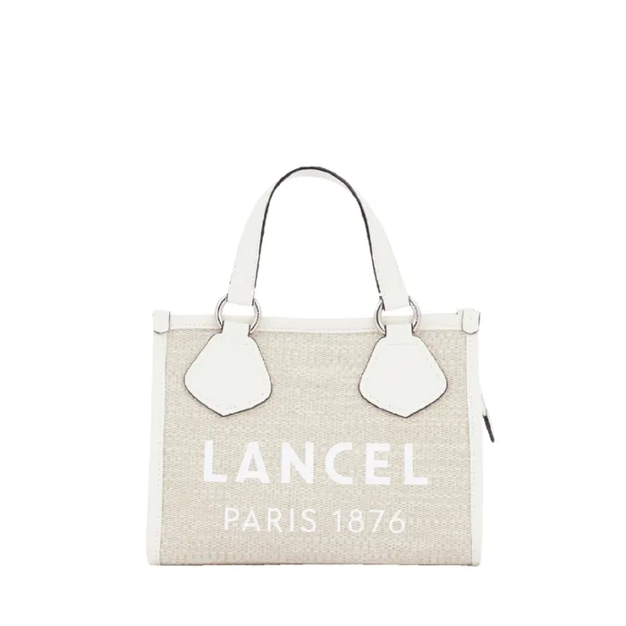 S Zip Tote Naturalwhite Women Lancel Hand Bags