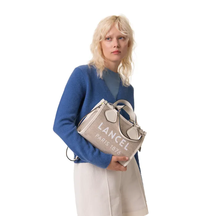 S Zip Tote Naturalwhite Women Lancel Hand Bags S Zip Tote Naturalwhite Women Lancel Hand Bags