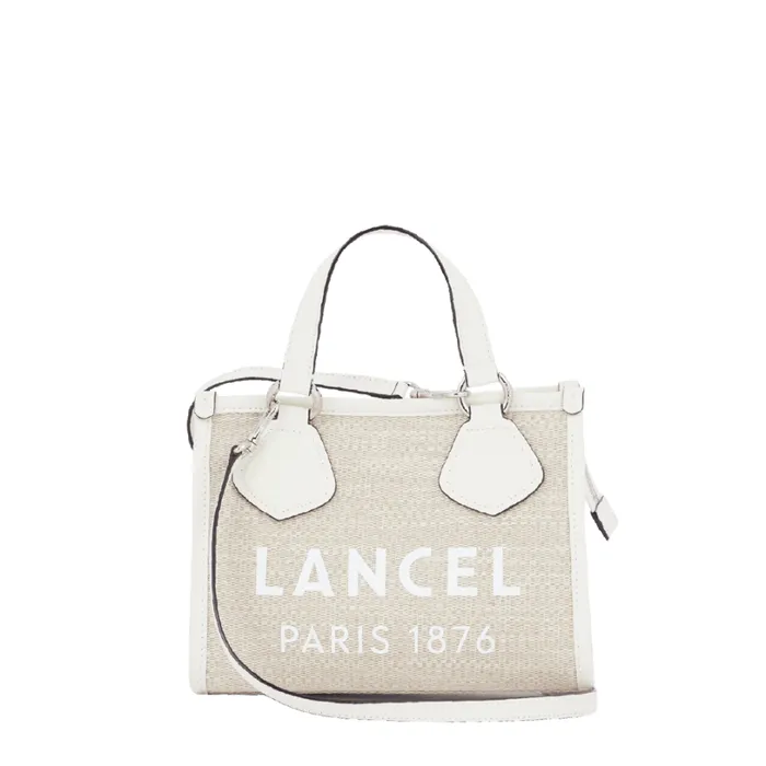 S Zip Tote Naturalwhite Women Lancel Hand Bags S Zip Tote Naturalwhite Women Lancel Hand Bags