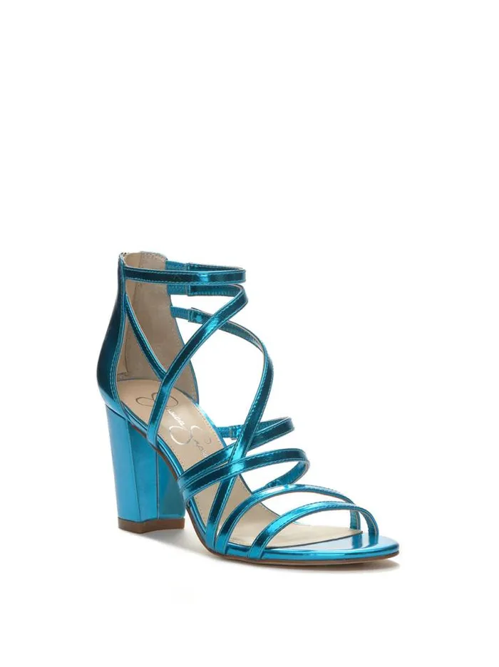 Sandals Shoes Jessica Simpson Stassey High Heel In Paris Blue