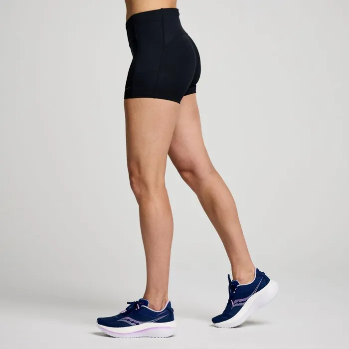 Saucony Bottoms Women Fortify 3034 Hot Short Black