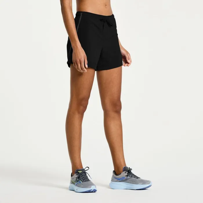 Saucony Bottoms Women Outpace 5034 Short Black