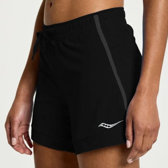 Saucony Bottoms Women Outpace 5034 Short Black