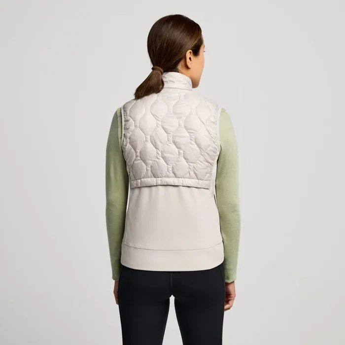 Saucony Jackets Women Hurricane Insulated Vest Dove