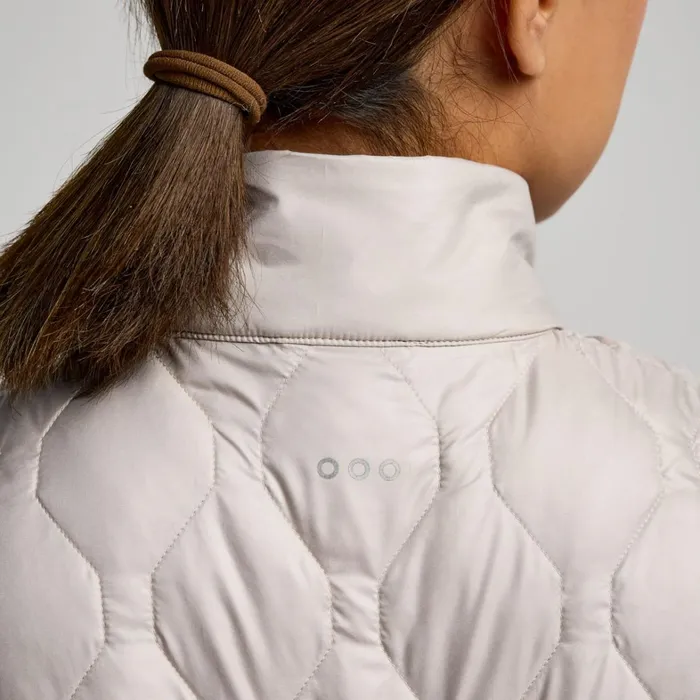 Saucony Jackets Women Hurricane Insulated Vest Dove