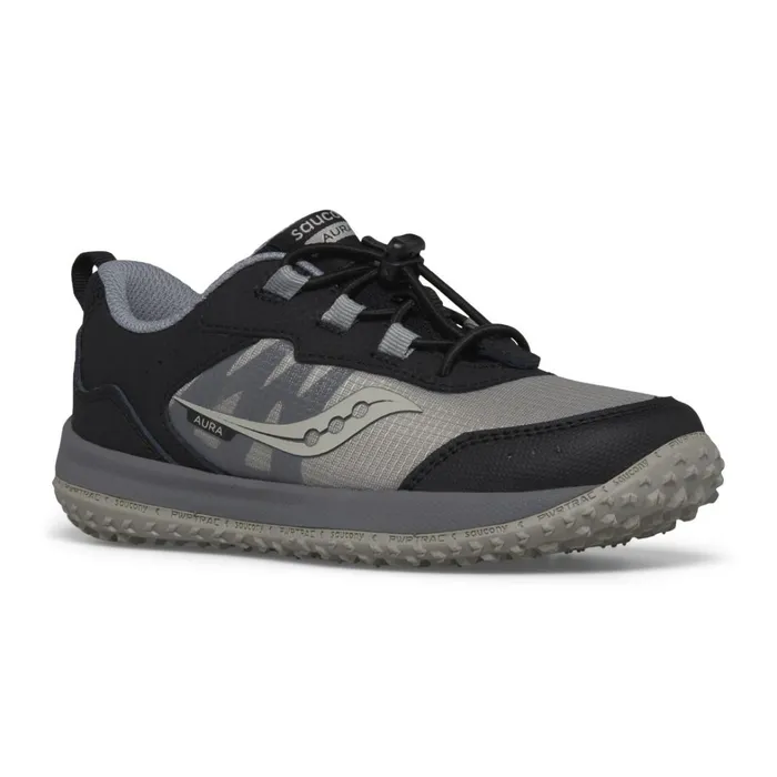 Saucony Kids Aura Kdz Sneaker Blackgrey