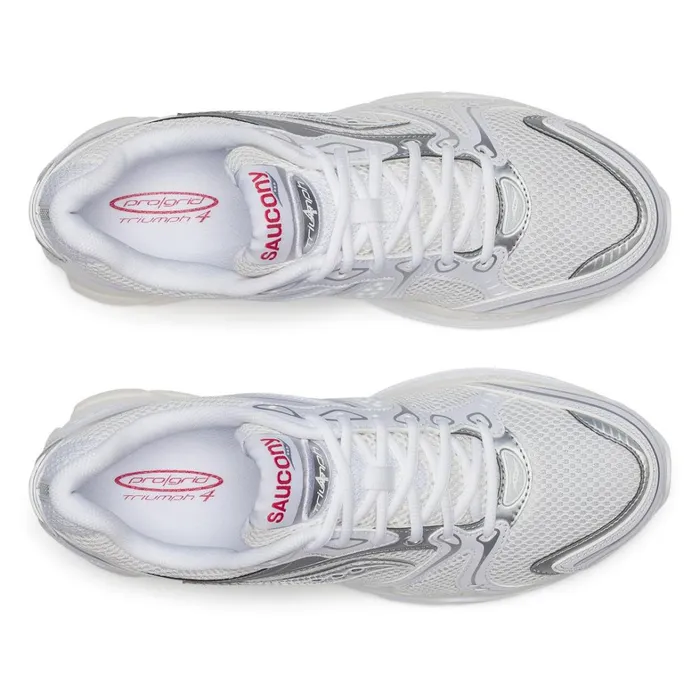 Saucony Lifestyle Women Progrid Triumph 4 Heritage Whitesilver