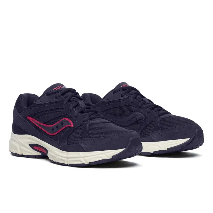 Saucony Lifestyle Women Ride Millennium Suede Navyoff White