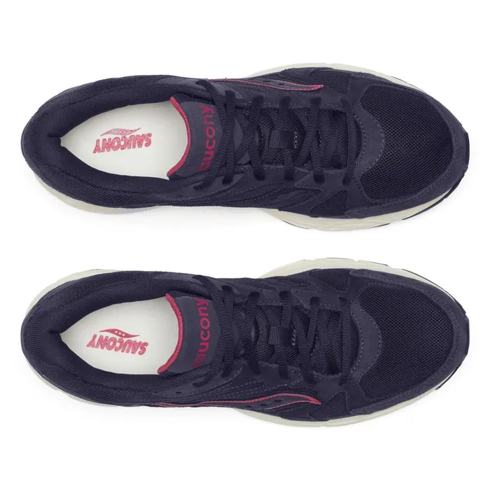 Saucony Lifestyle Women Ride Millennium Suede Navyoff White