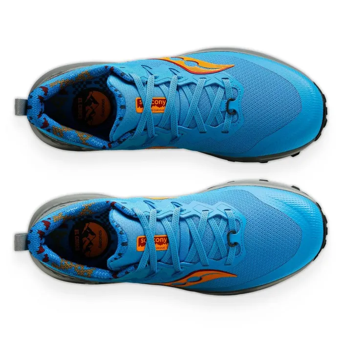 Saucony Running Women El Cruce Peregrine 14 Cyan