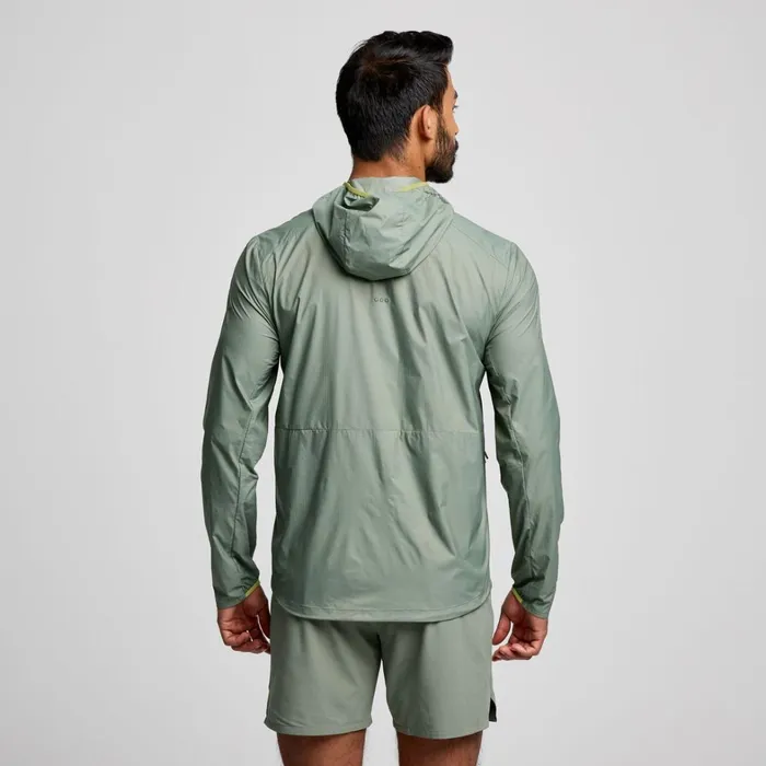 Saucony Tops Men Peregrine Packaway Jacket Bough
