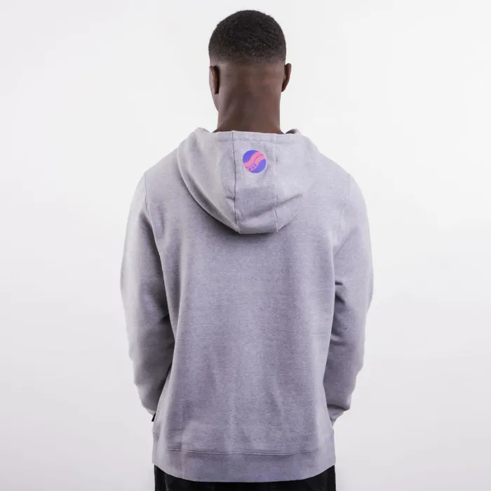 Saucony Tops Men X Frank Cooke Rested Hoodie Light Grey Heather