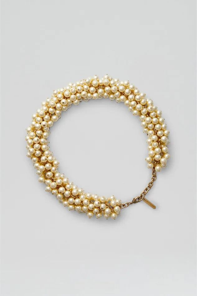 Scanlan Theodore Jewelry Women GLASS PEARL CHOKER PEARL