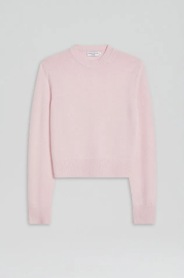 Scanlan Theodore Knitwear Women CASHMERE CREW SWEATER PALEPINK