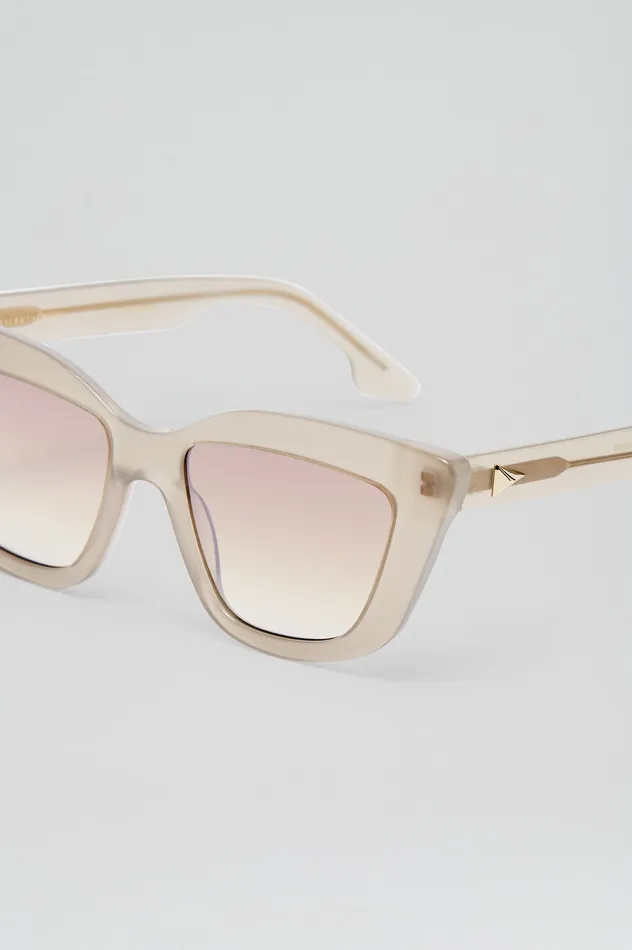 Scanlan Theodore ST SOFT CAT EYE SUNGLASSES CRYSTALGREY Women Eyewear Scanlan Theodore ST SOFT CAT EYE SUNGLASSES CRYSTALGREY Women Eyewear