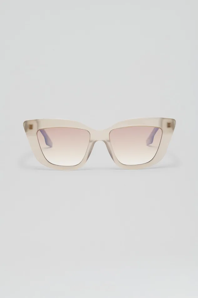Scanlan Theodore ST SOFT CAT EYE SUNGLASSES CRYSTALGREY Women Eyewear Scanlan Theodore ST SOFT CAT EYE SUNGLASSES CRYSTALGREY Women Eyewear