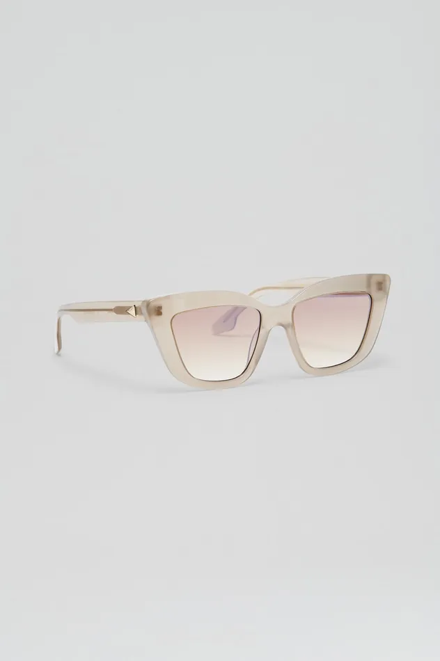 Scanlan Theodore ST SOFT CAT EYE SUNGLASSES CRYSTALGREY Women Eyewear Scanlan Theodore ST SOFT CAT EYE SUNGLASSES CRYSTALGREY Women Eyewear
