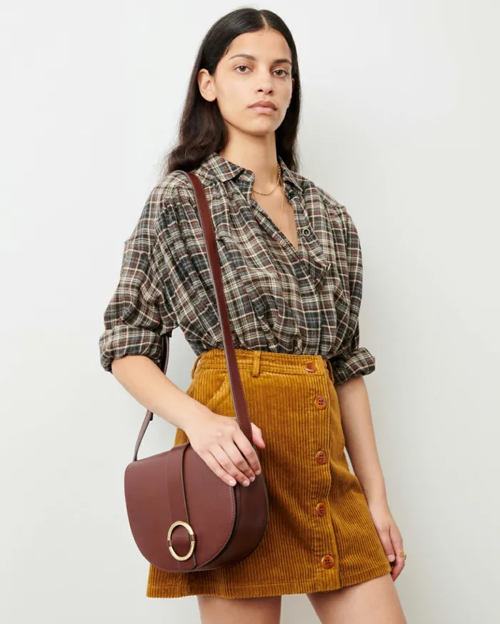 Sessn Womens Bags Tessao cuir Choco Cheap On Sale