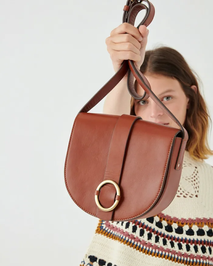 Sessn Womens Bags Tessao cuir Tan Gift 4 You