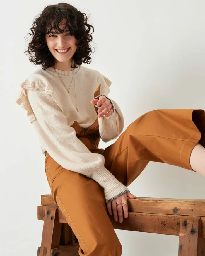 Sessn Womens Jumpers Luz Whitecloud