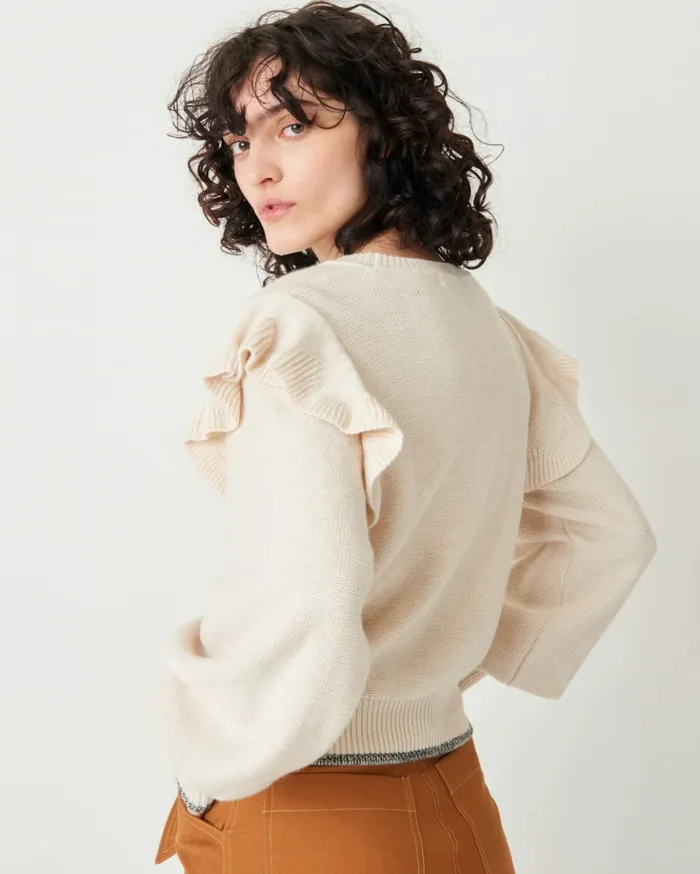 Sessn Womens Jumpers Luz Whitecloud