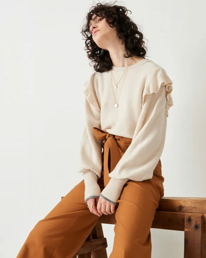 Sessn Womens Jumpers Luz Whitecloud