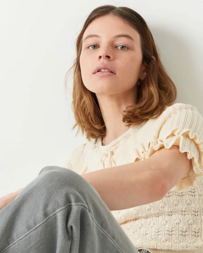 Sessn Womens Jumpers Oye Fleur de Sel