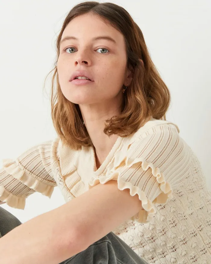 Sessn Womens Jumpers Oye Fleur de Sel