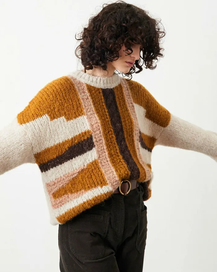 Sessn Womens Jumpers Woolen Sandmapple